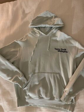 Taylor Swift Midnights Hoodie - Baby Blue - Size M